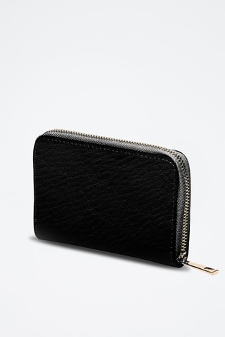 Cartera de piel - Negro