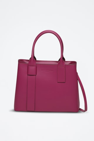 Bolso de piel Fara - Violeta
