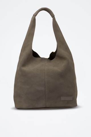 Bolso de piel Vif - Topo
