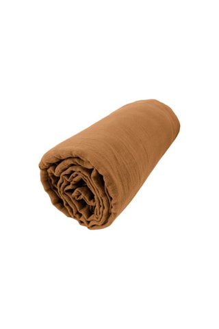 Drap-housse Gaïa - Camel