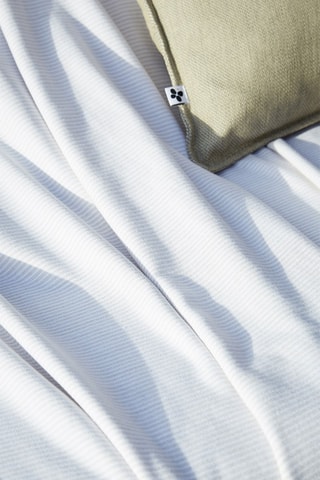 Fouta Naël - 
Beige y blanco - 95 x 180 cm