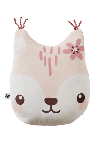 Coussin déhoussable Tamia - 
Rose pâle - 40 x 45 cm