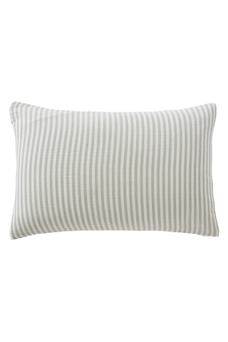 Funda de almohada de gasa de algodón Romie - Eucalipto