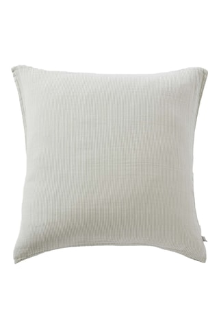 Funda de almohada de gasa de algodón Romie - Eucalipto