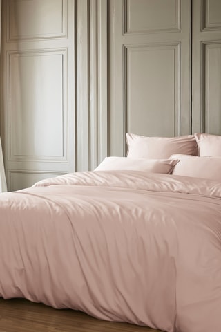 Funda de almohada de fibras de bambú 118 hilos/cm² Salomé - Blush