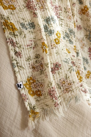 Plaid en gaze de coton Adèle - 220 g/m² - Beige