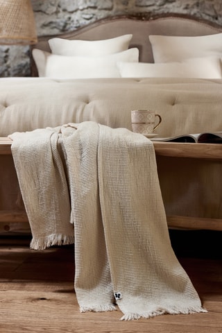 Plaid en coton Alma - 210 g/m²  - Pampa