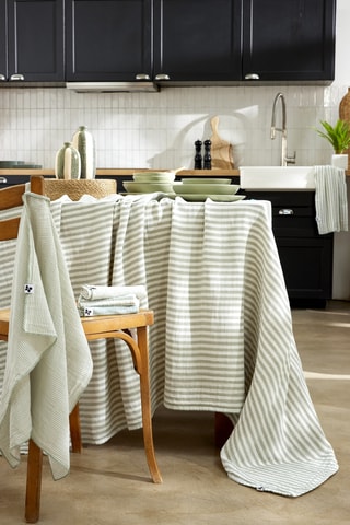Nappe en gaze de coton Romie - 125 g/m² - Eucalyptus