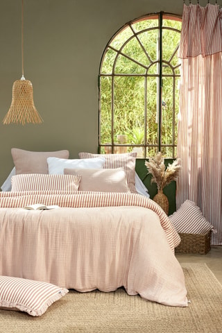 Cortina de gasa de algodón Romie - 125 g/m² - Albaricoque