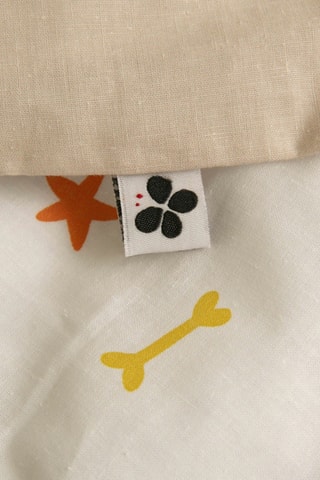 Parure de couette en coton 57 fils/cm² Isidore - Beige