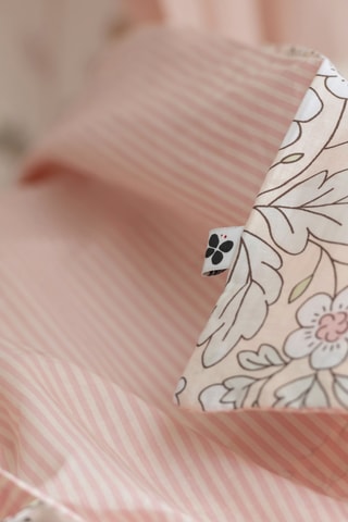 Parure de couette en coton 57 fils/cm² Pimprenelle - Rose