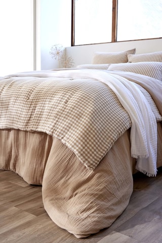 Colcha de gasa de algodón Vickie - 125 g/m² - Esparto