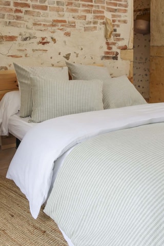 Couvre-lit en coton Teo - 270 g/m² - Teo - Vert