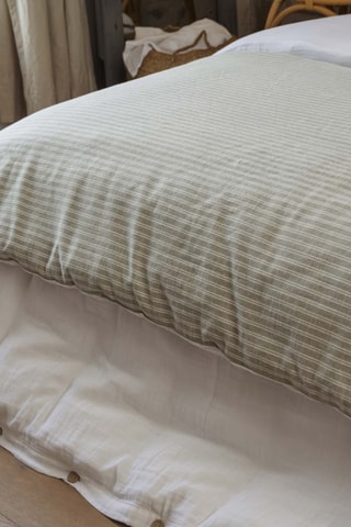 Couvre-lit en coton Teo - 270 g/m² - Teo - Vert