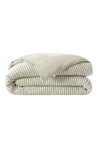 Funda nórdica de gasa de algodón Romie - 125 g/m² - Eucalipto