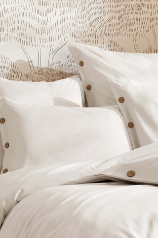 Housse de couette en percale de coton 120 fils/cm² Perrine - Chantilly