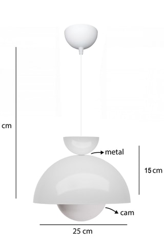Lampadario  - Bianco - 40 W