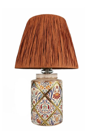 Lampada da tavolo in ceramica - Marrone - 40 W