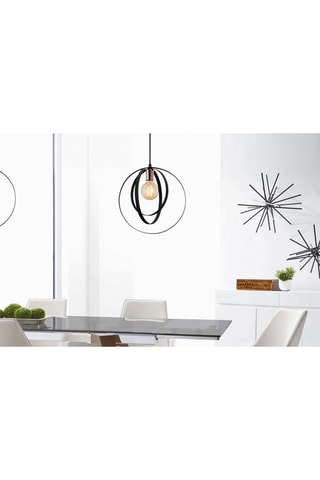 Lampadario Vaveyla - Nero - 100 W