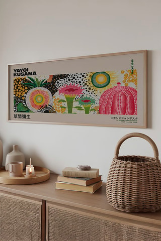 Quadro Yayoi Kusama - 33 x 70 cm