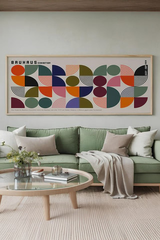 Quadro Bauhaus - 33 x 70 cm