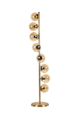 Lampadaire AYD-3078 - Noir et doré - 8 x 60 W