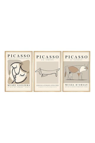 3 quadri Picasso - 50 x 70 cm