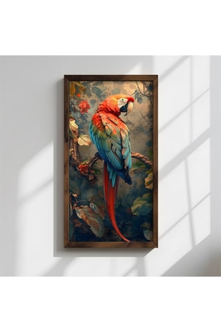 Dipinto decorativo con cornice in MDF Joséphine - 25 x 50 cm