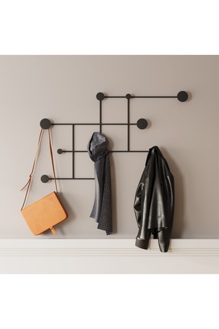 Porte-manteau -  Noir - 112 x 64 x 10 cm