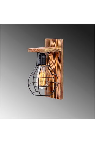 Applique Erebos - Neutro - 100 W - In legno
