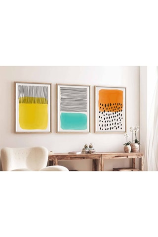 3 quadri in MDF Yolande2 - 50 x 70 cm