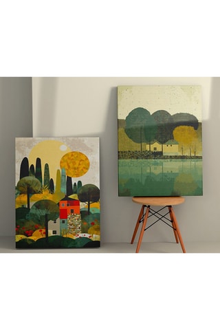 2 quadri in legno - 70 x 100 cm