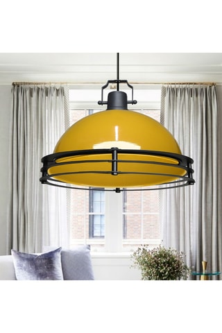 Lampadario LED Ayd - Giallo e nero - 15 W