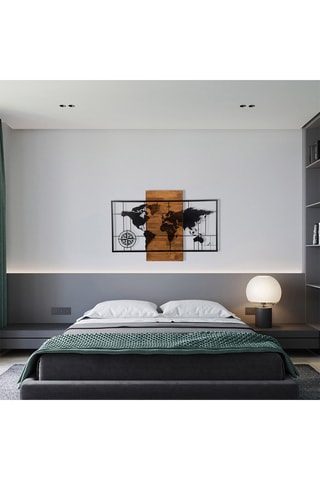 Decorazione da parete in legno - 85 x 58 cm