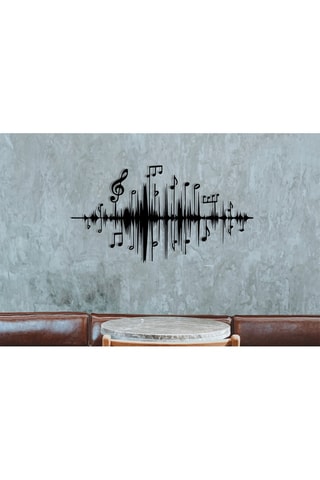 Decorazione da parete Lal - 69 x 37 cm - Nero