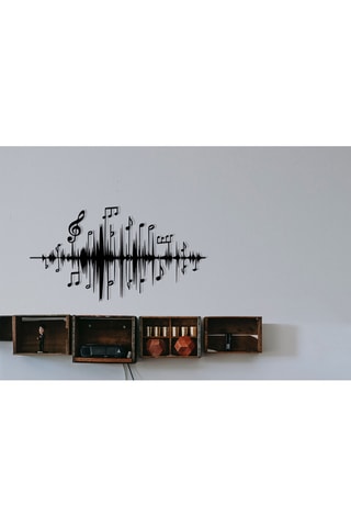 Decorazione da parete Lal - 69 x 37 cm - Nero