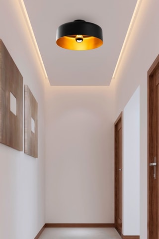 Plafoniera - Nero - 40 W
