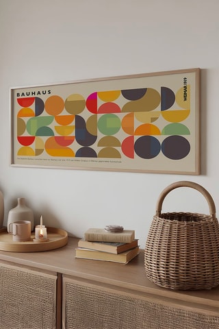 Tableau Bauhaus - 50 x 120 cm