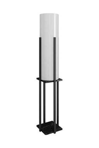 Lampadaire en bois - Naturel et taupe - 60 W