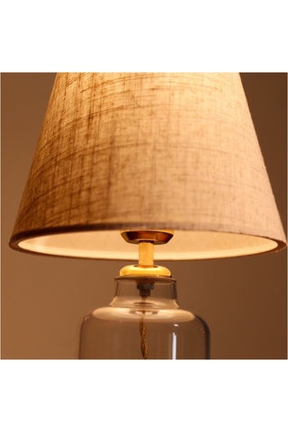 Lampada da tavolo Saglam - Crema - 40 W