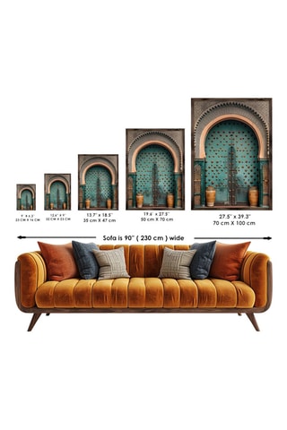 Dipinto decorativo con cornice in MDF Xavierr - 35 x 47 cm