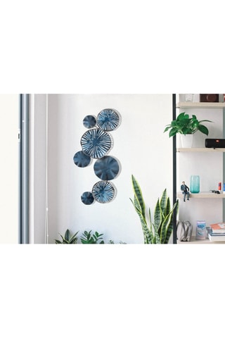 Decorazione da parete Astrid - 79 x 35 cm - Blu