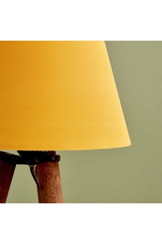 Lampada da terra treppiede - Giallo - 40 W