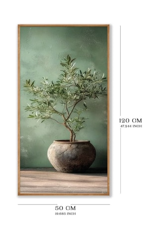 Tableau en bois massif  - 120 x 50 cm