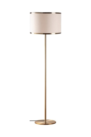 Lampadaire Way - Doré et écru - 40 W