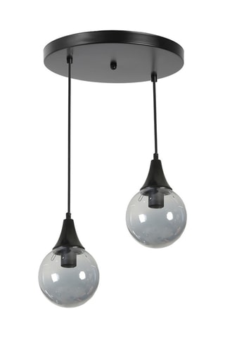 Lampadario Afra 2 - Nero - 2 x 60 W