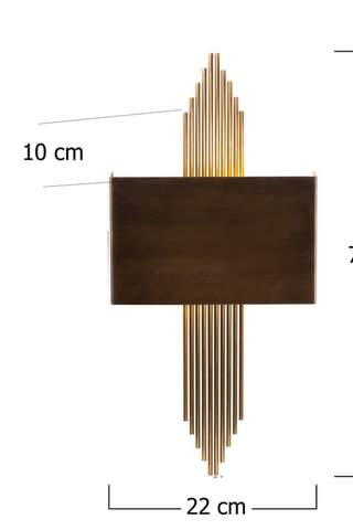 Applique -  Bronzo - 40 W