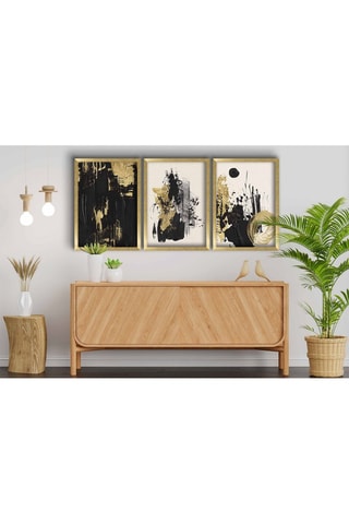 3 quadri in legno - 38 x 53 cm