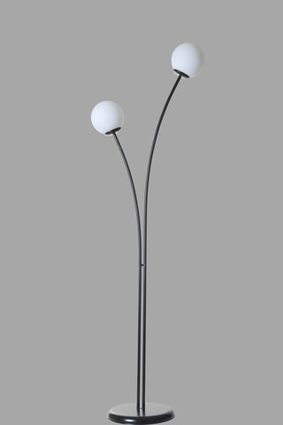 Lampadaire Rose - Noir et blanc - 2 x 60 W - 165 cm