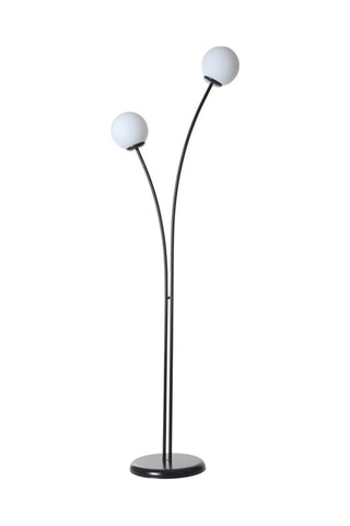 Lampadaire Rose - Noir et blanc - 2 x 60 W - 165 cm